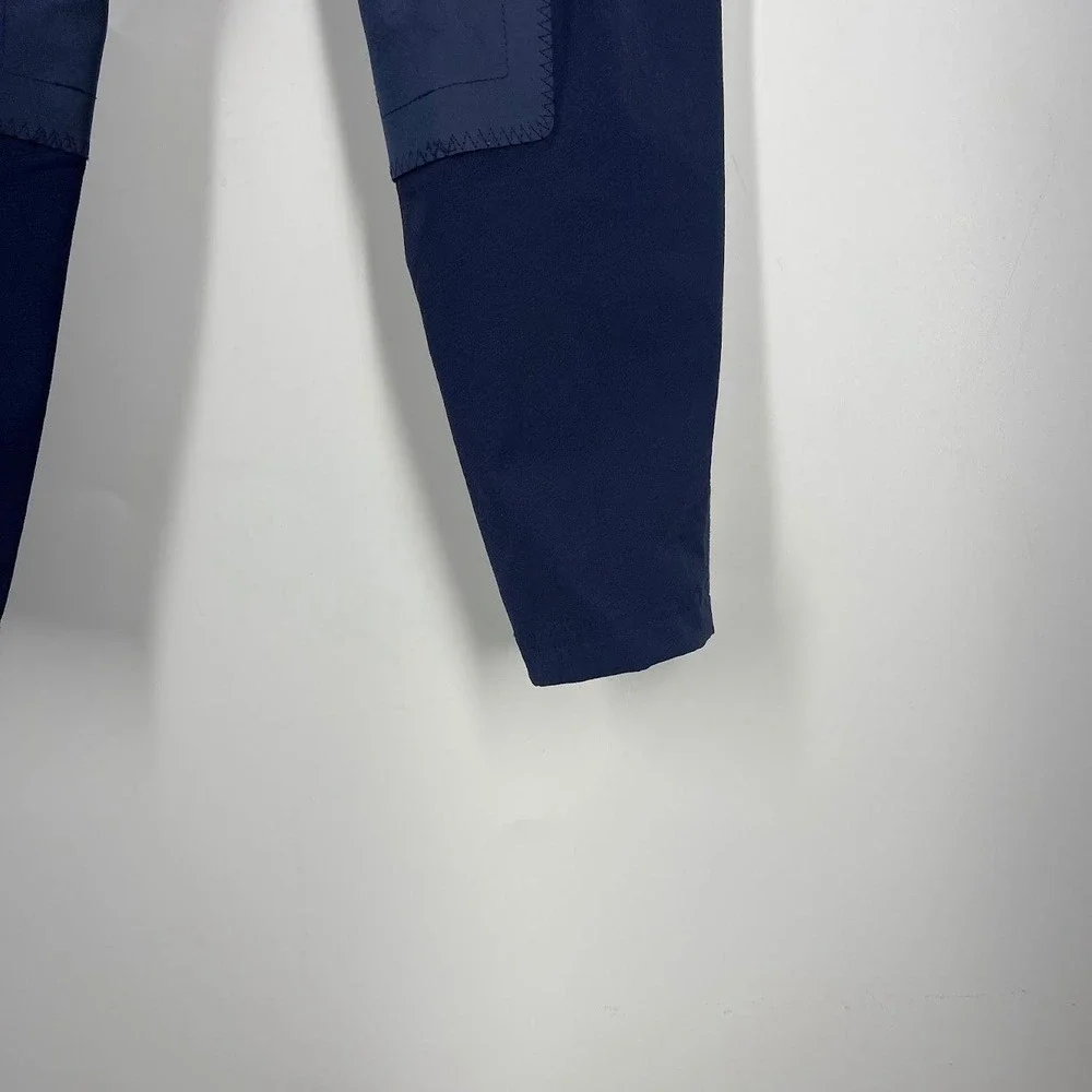 Kerrits Kids Navy Blue Knee Patch Equestrian Riding Breeches Pants Size L